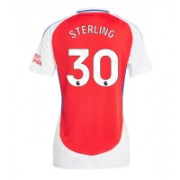 Camisa de Futebol Arsenal Raheem Sterling #30 Equipamento Principal Mulheres 2024-25 Manga Curta